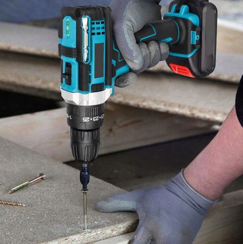 WIERTARKO-WKRĘTARKA AKUMULATOROWA 21V NIEBIESKA 2 AKUMULATORY 2.0Ah na Arena.pl