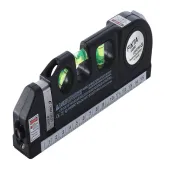 Poziomica laserowa precyzyjna z miarką 2.5m miara laser 3 tryby led