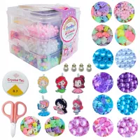 ZESTAW KORALIKÓW DO TWORZENIA BIŻUTERII  WALIZKA