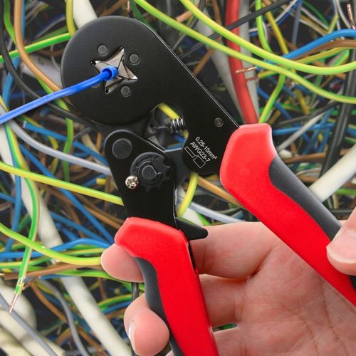 Zaciskarka do Tulejek Praska Kabli Końcówek Konektorów 1200 szt 0.5 - 10 mm na Arena.pl