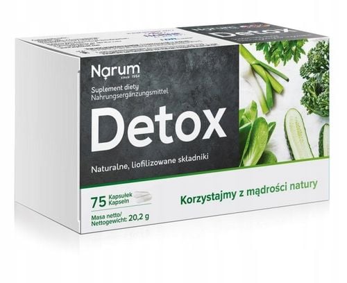 Narum Detox Probiotyk Narine Pełna kuracja 75 kapsułek na Arena.pl