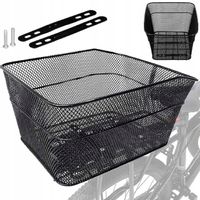 DUŻY KOSZ ROWEROWY NA BAGAŻNIK KOSZYK METALOWY XXL