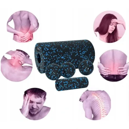 ZESTAW ROLLERÓW DO MASAŻU WAŁEK DUŻY MAŁY PIŁKA POJEDYNCZA DUOBALL EPP 4W1 na Arena.pl