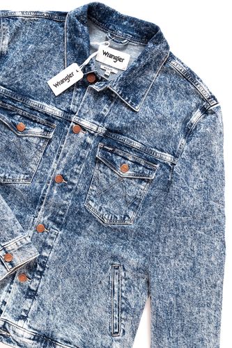 WRANGLER REGULAR JACKET GLACE BLUE W443FK18A S na Arena.pl