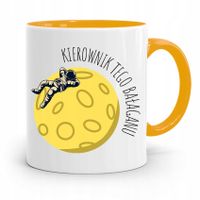 Kubek Żółty Dla Kierownika Kierownik Tego Bałaganu Z Nadrukiem Ze Zdjęciem