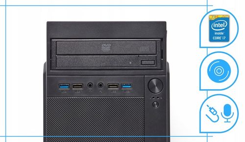 Komputer Stacjonarny Intel Core i7 16GB 512GB SSD Windows 10 Szybki Wydajny na Arena.pl