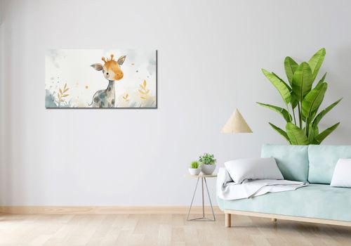 Obraz 100x50cm Mała Żyrafka na Arena.pl
