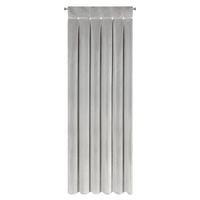 Zasłona gotowa ALITA 85x250 srebrna welwet szelki guziki