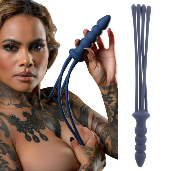 Korek Analny Z Pejczem 2W1 Do Seksu Bdsm Taboom 17358 zdjęcie 1