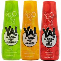 2 x SYROP DO SATURATORA WODY YA SODA BEZ CUKRU COLA LIGHT ORANGE LIME 3X 50