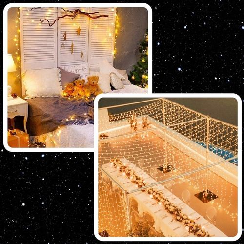 LAMPKI CHOINKOWE ŚWIATEŁKA 500LED ZEWNĘTRZNE WEWNĘTRZNE BIAŁE CIEPŁE 32M na Arena.pl