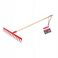 Grabie metalowe 18 zębów trzon drewniany 150 cm MAAN