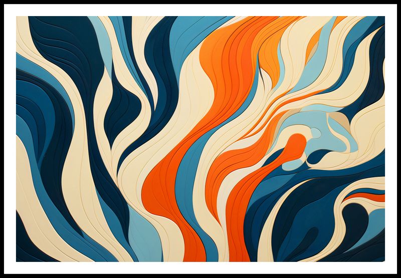 Plakat 91,5x61cm Oceaniczne Fale zdjęcie 3