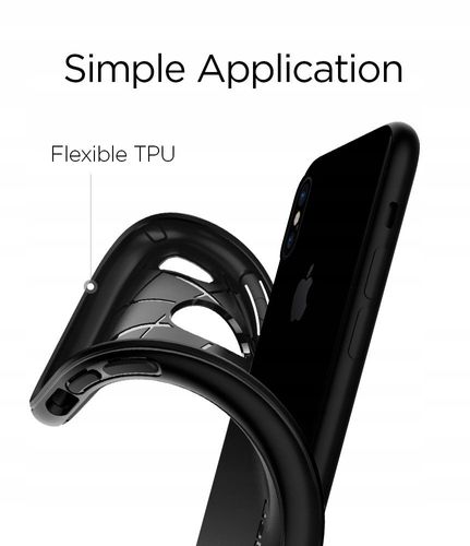 SPIGEN RUGGED ARMOR - ETUI GUMOWE DO IPHONE X/10 na Arena.pl