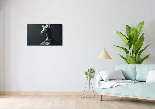 Obraz 70x40cm Żyrafa na Wyjściu na Arena.pl