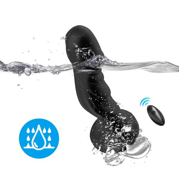 Optimus Black, 9 Vibration Functions, Remote Control zdjęcie 3