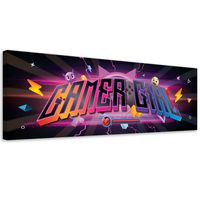 Obraz na płótnie, Napis gaming zone 90x30 90x30