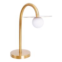 Stołowa lampka kulista Enigma T0054 Maxlight LED 2W 3000K do salonu złota