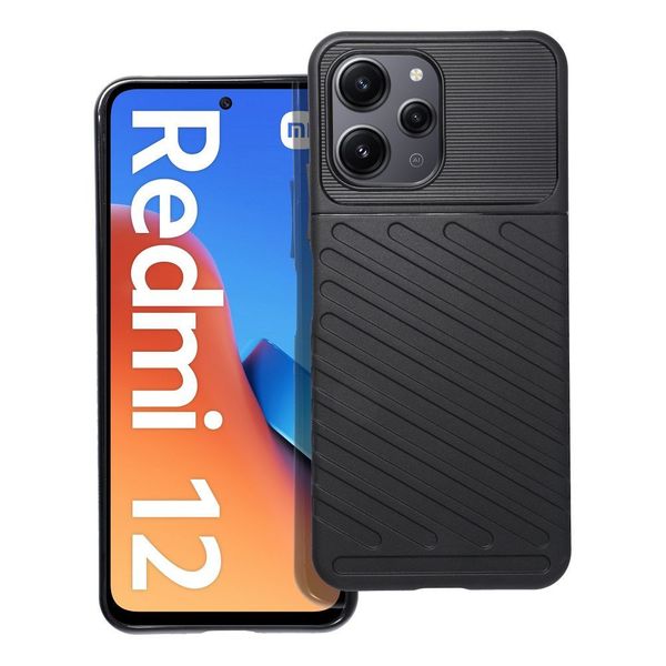 Futerał THUNDER do XIAOMI Redmi 12 4G czarny zdjęcie 1