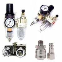 Reduktor Ciśnienia z Odwadniaczem i Smarownicą 1/2' Kraft&Dele KD1496