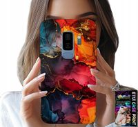 ETUI DO SAMSUNG GALAXY S9 PLUS - KAMIENNE WZORY, OBUDOWA CASE + FOLIA