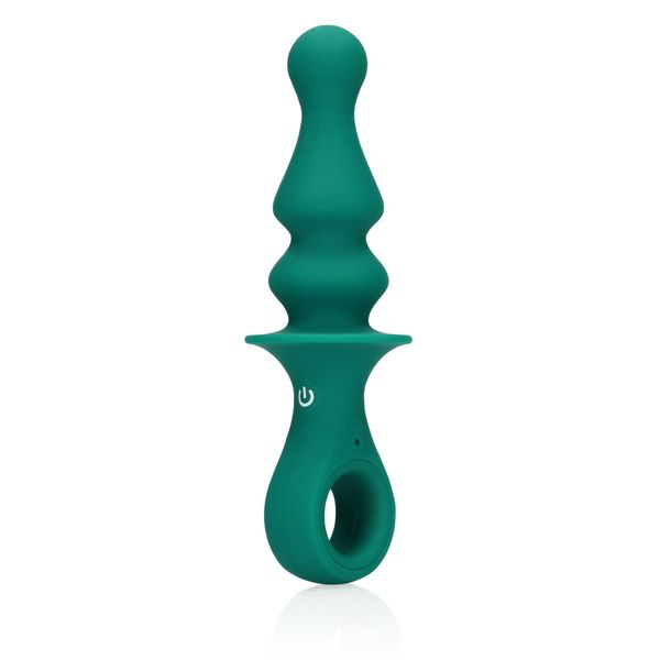 Pawn Shaped Anal Vibrator - Peacock Plume zdjęcie 6