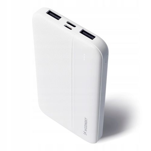 Wozinsky powerbank Li-Po 10000mAh 2 x USB biały (WPBWE1) na Arena.pl
