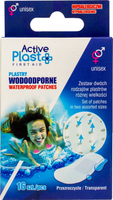 Plastry opatrunkowe wodoodporne przezroczyste 16 szt Active-Plast
