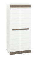 Szafa 2- Drzwiowa 2D 92 cm Sosna Śnieżna + Bodega Szara BLINKA ML