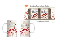 PREZENT Na Dzień Babci i Dziadka Kpl Kubków Porcelanowych Limitowane Mix