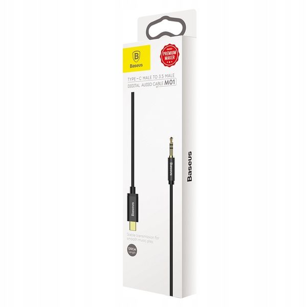 Kabel Baseus Yiven Type-C minijack (3,5 mm) - USB typ C 1,2 m zdjęcie 2