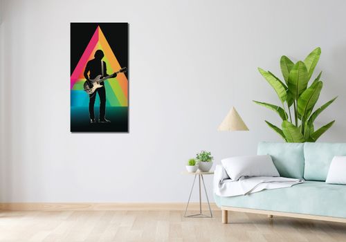 Obraz 50x100cm Pryzmat przez Gitarę na Arena.pl