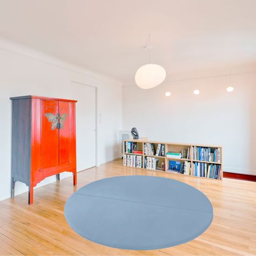 mata do zabawy okrągła 120 cm - błękitna na Arena.pl