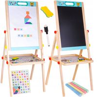 Tablica kredowa, magnetyczna, suchościeralna MalPlay 38 x 85 cm