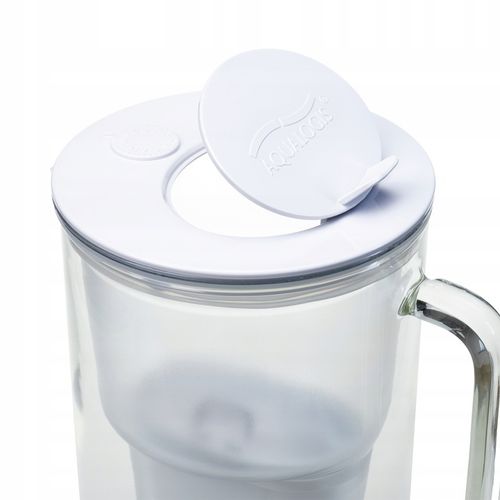 Szklany Dzbanek Filtrujący Aqualogis Etiuda 2.9L Biały + Wkład Pure+ na Arena.pl
