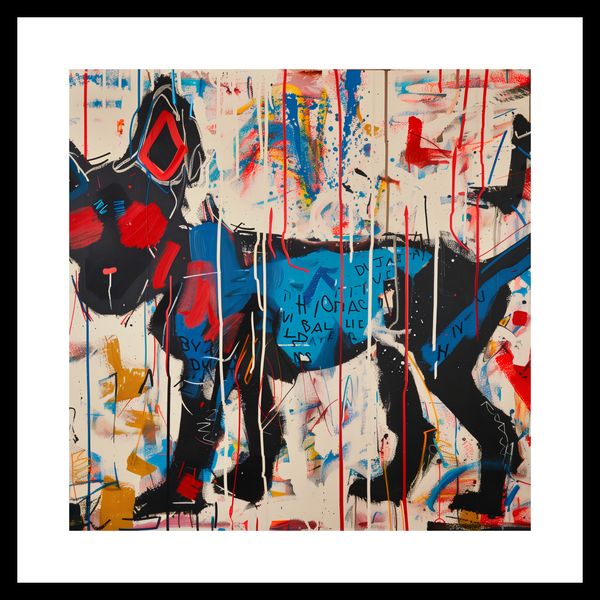 Plakat 40x40cm Miejski Pies zdjęcie 3