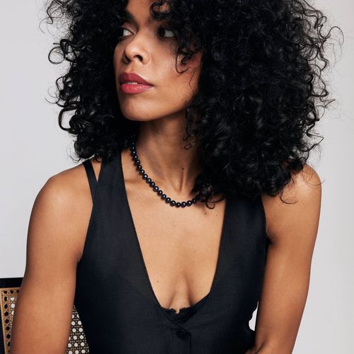 Srebrny naszyjnik Staviori z perłami na Arena.pl