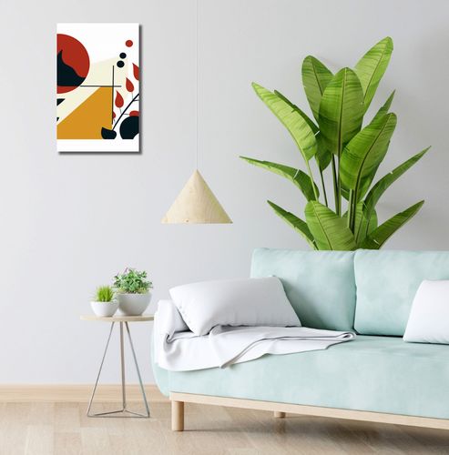 Obraz 30x50cm Ogień i Flora na Arena.pl