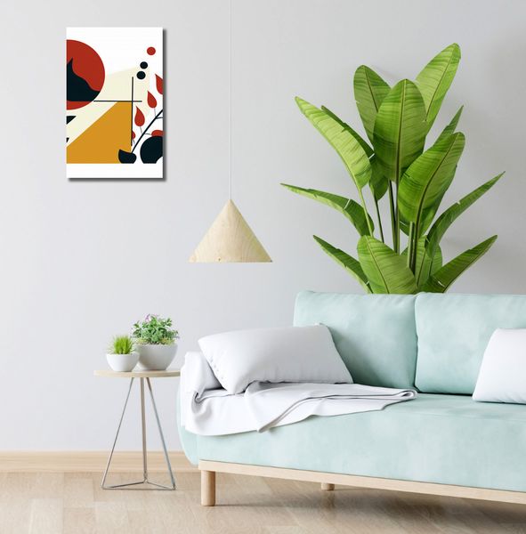 Obraz 30x50cm Ogień i Flora zdjęcie 2