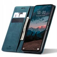 Etui z klapką Spacecase do Xiaomi Redmi Note 12 4G niebieski