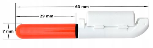 Świetlik elektroniczny sygnalizator brań na szczytówkę + bateria CR425 na Arena.pl