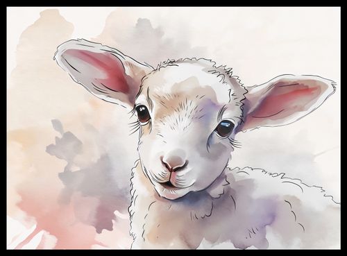 Plakat 55x40cm Mała Owieczka na Arena.pl