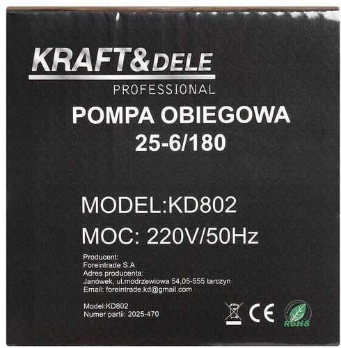 pompa obiegowa 25-6/180 kd802 na Arena.pl