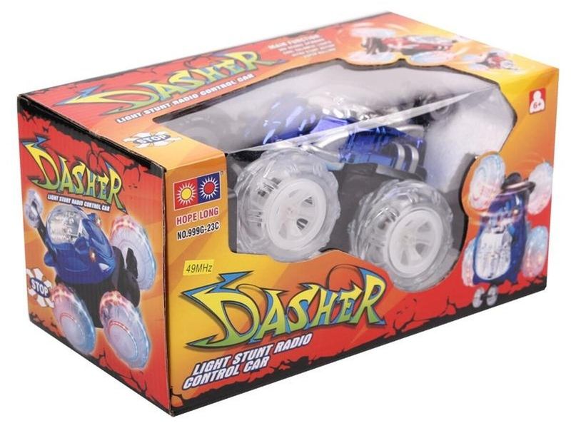 Duży Twister Szalone Autko Dasher Blue NIEBIESKI zdjęcie 2