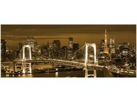 100X40CM RAINBOW BRIDGE TOKIO OBRAZ DREWNO