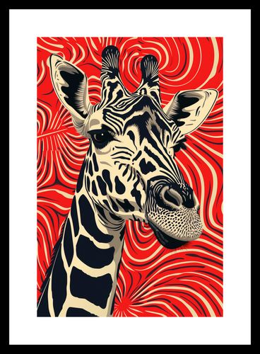Plakat 20x30cm Wzrok Żyrafy na Arena.pl
