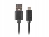 Szybki transfer USB-C(M) USB-A(M) 3.1 1,8M CZARNY