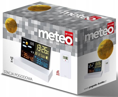 Stacja pogody METEO SP110B Biały na Arena.pl