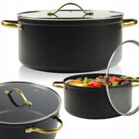 GARNEK DO GOTOWANIA 9,5L ALUMINIOWY Z POWŁOKA NIEPRZYWIERAJĄCĄ NON-STICK