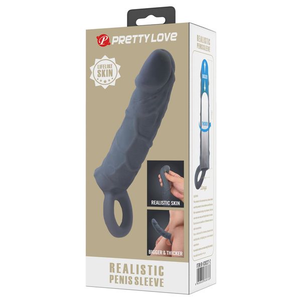 Pretty Love - Realistic Penis Sleeve, Tpr zdjęcie 12